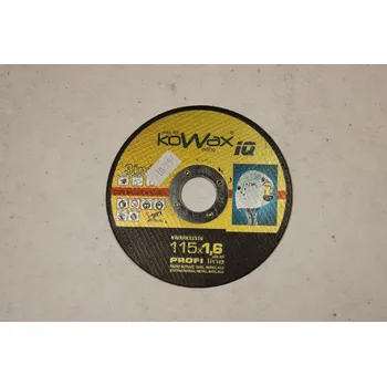 Řezný kotouč KOWAX 3v1 115x1,6