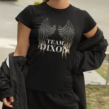 Žertovný předmět Team Dixon - dámské tričko pro fanoušky seriálu The Walking Dead