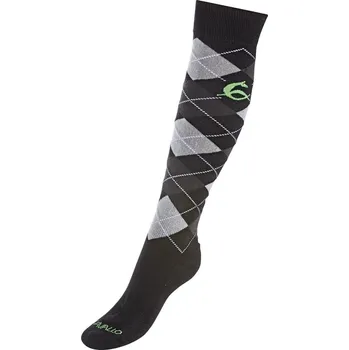 ACAVALLO Podkolenky w/Diamond ACAVALLO, black/grey 39-42