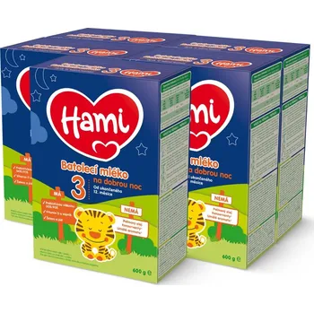Kojenecká výživa Hami 3 Na dobrou noc 5x600 g