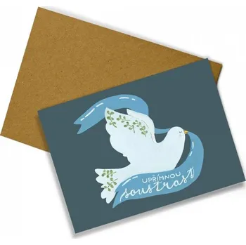 Kondolenční přání upřímnou soustrast - ePipí 0000537