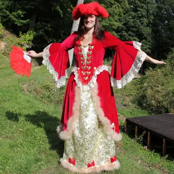 Karnevalový kostým Lencera Barokní šaty Madeleine