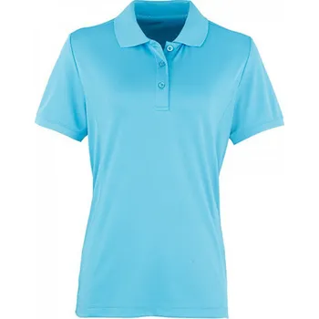Premier Workwear Prodloužená dámská polokošile Coolchecker Piqué Barva: modrá tyrkysová, Velikost: S PW616