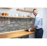 Stěnový obklad PVC Ceramics StoneWall bl-gr. KR 67,5x400 cm