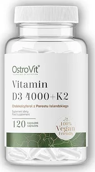 OstroVit Vitamin D3 4000 IU + K2 Vege 120 cps.