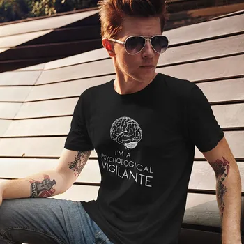 Žertovný předmět I’m a psychological vigilante - pánské tričko pro fanoušky seriálu Terapie Pravdou