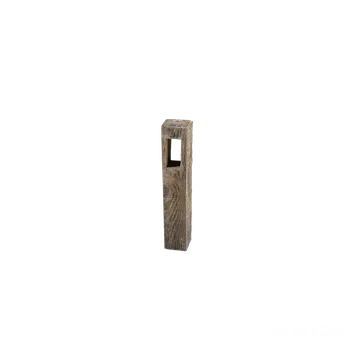 Příslušenství pro plot Plotový systém - Farmářský plot Velikost: 13 × 13 × 70, Varianta: Farmářský plot - sloupek A natur patina, Povrch: natur, reliéfní