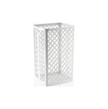 Odpadkový koš MP Odpadkový koš 35L, mřížkovaný, bílý plast