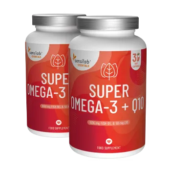 Zdraví Essentials Super Omega-3 + Q10 vysoká dávka – 60 kapslí