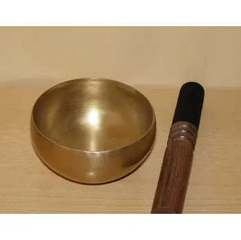 Perkuse Tibetská zpívající mísa - 280 g - tm2 (Ručně tepaná)
