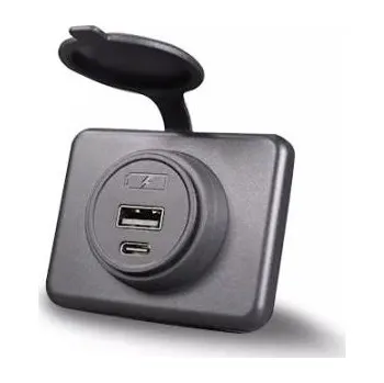 Nabíječka do auta USB-A, USB-C, vestavná, 5V, 4.2A, MY1288