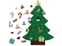 Vánoční dekorace Feltpine Tree Nástěnný vánoční stromeček k ozdobení 70 x 104 cm