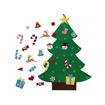 Vánoční dekorace Feltpine Tree Nástěnný vánoční stromeček k ozdobení 70 x 104 cm