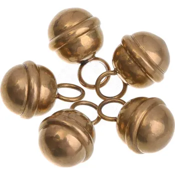 Knoflík Brass Buckles Středověký kulový knoflík s obručí, 1ks