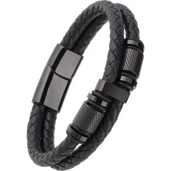 Náramek Pánský kožený náramek Vincent