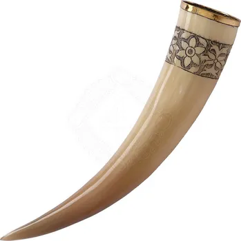 Lukostřelecký terč Windlass Steelcrafts Picí roh Freya s koženým holstrem