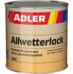 Adler Allwetterlack matná - Tranparentní rozpouštědlový lak z umělé pryskyřice 0,75l