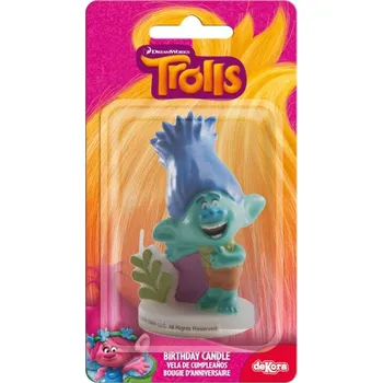 Dortová svíčka Dortisimo Dekora svíčka Trollové 3D