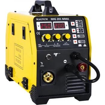 Svářečka Svářecí invertor MIG | Magnum MIG 201 MMA | 200A /60% | hořák 15/3m + kabely