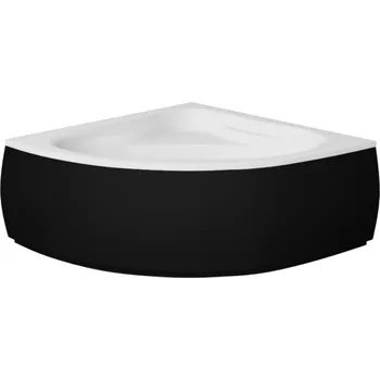 Panel k vaně Besco Krycí panel k akrylátové symetrické vaně Mia Black P 120x120 (130x130, 140x140), černý Barva: Černá mat, Rozměry (cm): 120x120