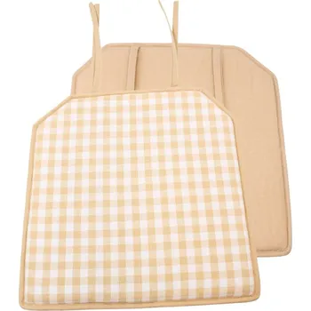 Podsedák Home Elements Podsedák béžové káro Množství: 1 ks