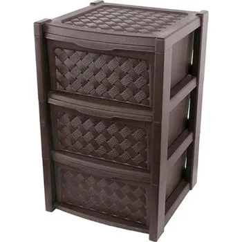 Komoda Komoda UH 3-patrová 38.5X39XH63.5CM hnědá ";Arianna"; TONTARELLI