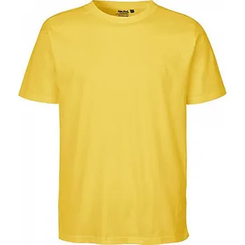 Pánské tričko Unisex tričko Neutral s krátkým rukávem z organické bavlny 155 g/m Barva: Žlutá, Velikost: XXL NE60002