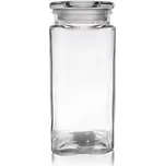 ORION Skleněná dóza s víkem hranatá 1,8 l