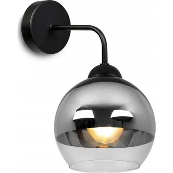 Nástěnné svítidlo Nástěnné svítidlo Bergen, 1x chromové/transparentní skleněné stínítko (fi 15cm)