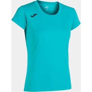 Dámské/Dívčí sportovní tričko JOMA RECORD II SHORT SLEEVE T-SHIRT TURQUOISE Velikost: 128-140, Barva: TURQUOISE