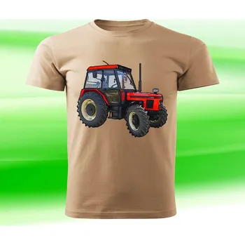 Chlapecké tričko tričko s traktorem ZETOR 7745 158 (traktorové tričko)