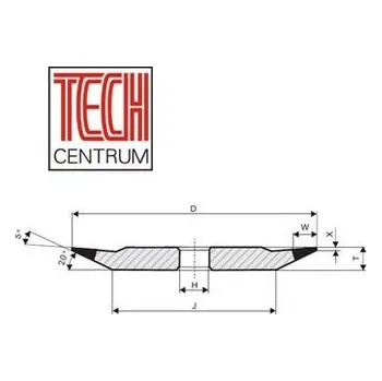 Brusný kotouč TYROLIT CBN kotouč 4BT9 100x10/1x20 BL1263PD 270729