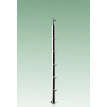 Zábradlí JAP Nerezový sloupek horní kotvení krajní lanko Typ nerezu: AISI 304