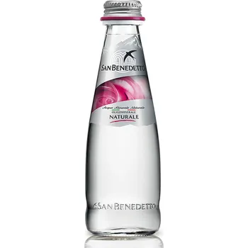 Voda San Benedetto Prestige Rose 0,25 l sklo, neperlivá - balení 24 ks