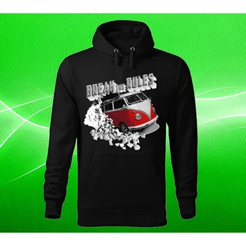 Pánská mikina mikina VW Transporter T1 5XL (mikina Poruš pravidla )