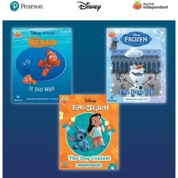 Cizí jazyk Pearson Bug Club Disney Reception Pack C, including decodable phonics readers for phases 2 and 3: Finding Nemo: It Did Nip!, Frozen: The Best Job, Lil - Baker, Catherine