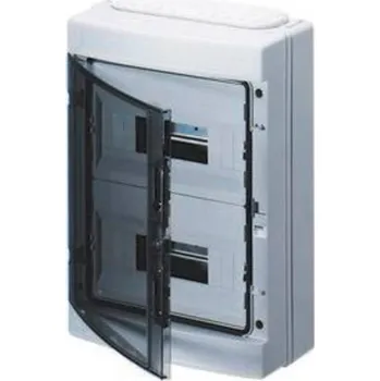 Rozvaděč Gewiss GW40125 GW40125 malý rozváděč na povrch, na omítku Počet modulů (šířka) = 36 Obsah 1 ks