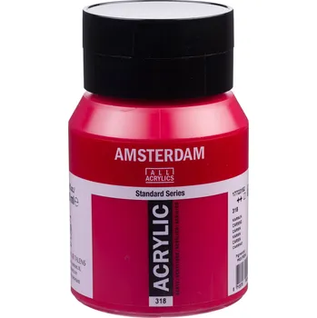 Vodová barva Akrylová barva Amsterdam Standard - 318 Carmine Objem: 500 ml