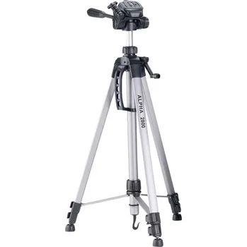 Cullmann Alpha 2800 trojnohý stativ 1/4palcové min./max.výška=67.5 - 184.5 cm hliník vč. brašny, kulová hlava, třícestná