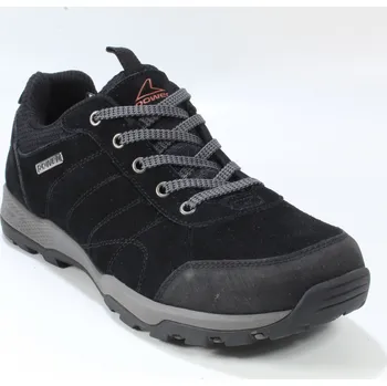 Pánská fitness obuv Pánská obuv Power POW936 kožené černé, zdravá obuv pro zdravou chůzi černá 41