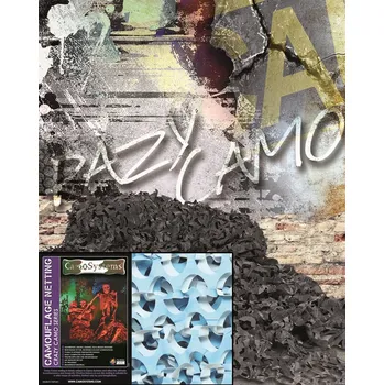 Krycí plachta Maskovací síť CamoSystems Crazy 2,4x3 m - skyblue