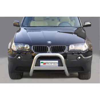 Tuning Přední ochranný rám Medium BMW X3 2003- Misutonida MED/156 Leštěný nerez