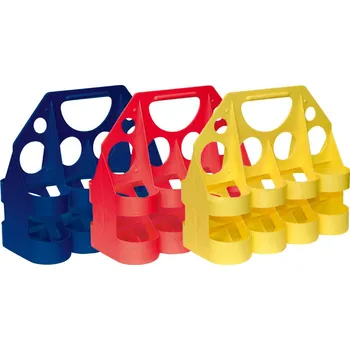 Košík na láhev Nosič lahví na 8 ks Barva: černá