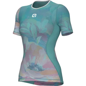 cyklistický dres ALÉ Cyklistické triko s krátkým rukávem - PAINT INTIMO - zelená