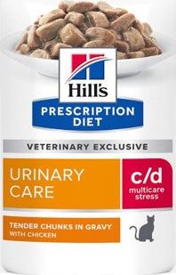 Hills Feline C/D Urinary Stress Kapsičky Chicken 12x85g