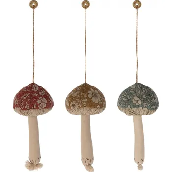 plyšák Maileg Vánoční ozdoba Houbička Barva: Modrá Maileg Mushroom Ornament, Blossom