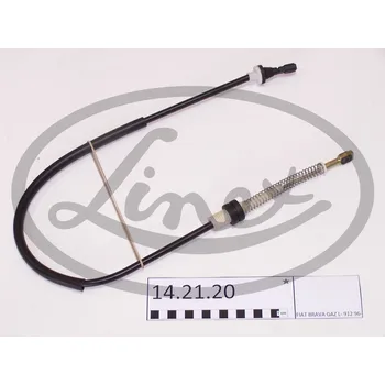 Lanko parkovací brzdy Lanko plynu, , 46468658, 46475311, LINEX, 14.21.20