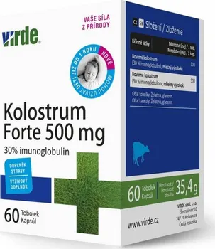 Přírodní produkt Virde Kolostrum Forte 500 mg 60 tbl.