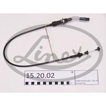 Lanko parkovací brzdy Lanko plynu, , 6048102, 6107734, 77FB9C799FB, LINEX, 15.20.02