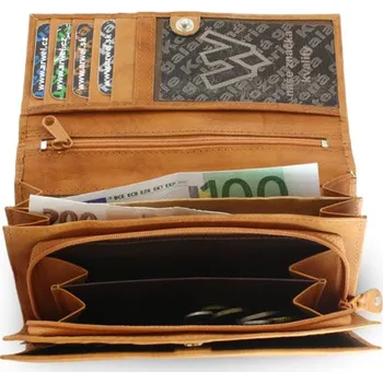 Peněženka Dámská kožená psaníčková peněženka Arwel 7120­ - světle hnědá